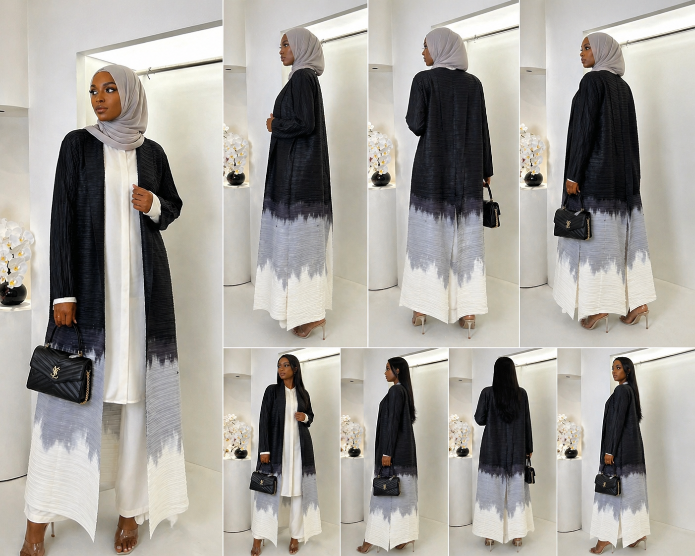 Emirati Pleated Abaya