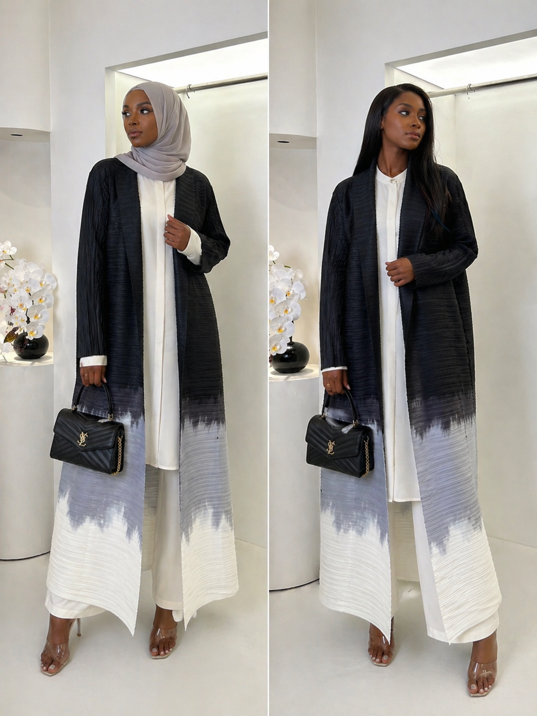 Emirati Pleated Abaya