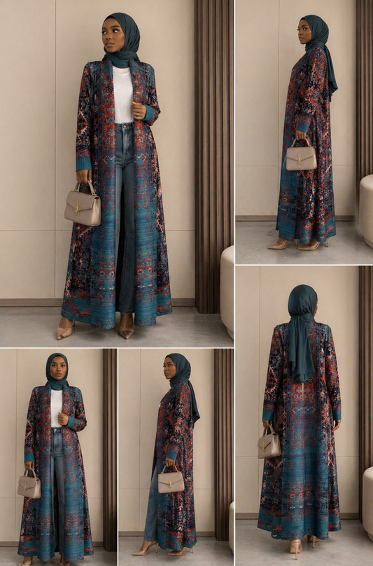 Emirati Pleated Abaya