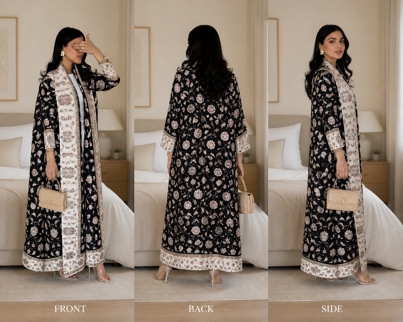 Emirati Pleated Abaya