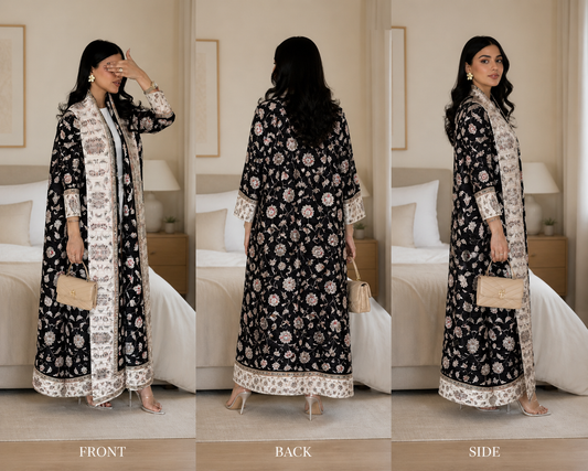 Emirati Pleated Abaya