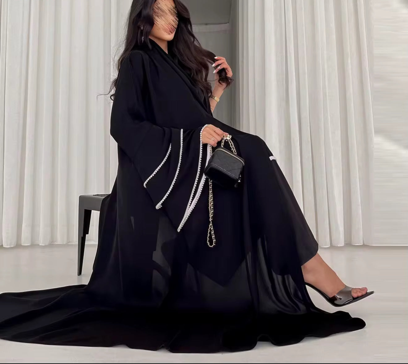 Dubai Pearl Open Abaya