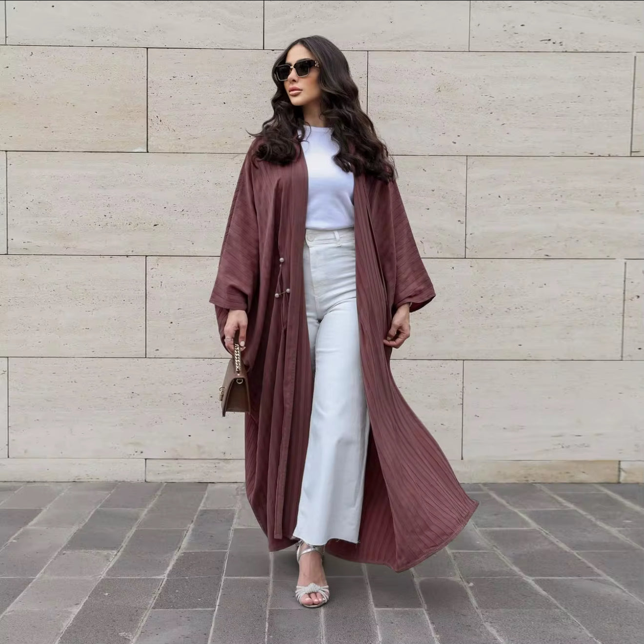 Oversized Open Summer Abaya