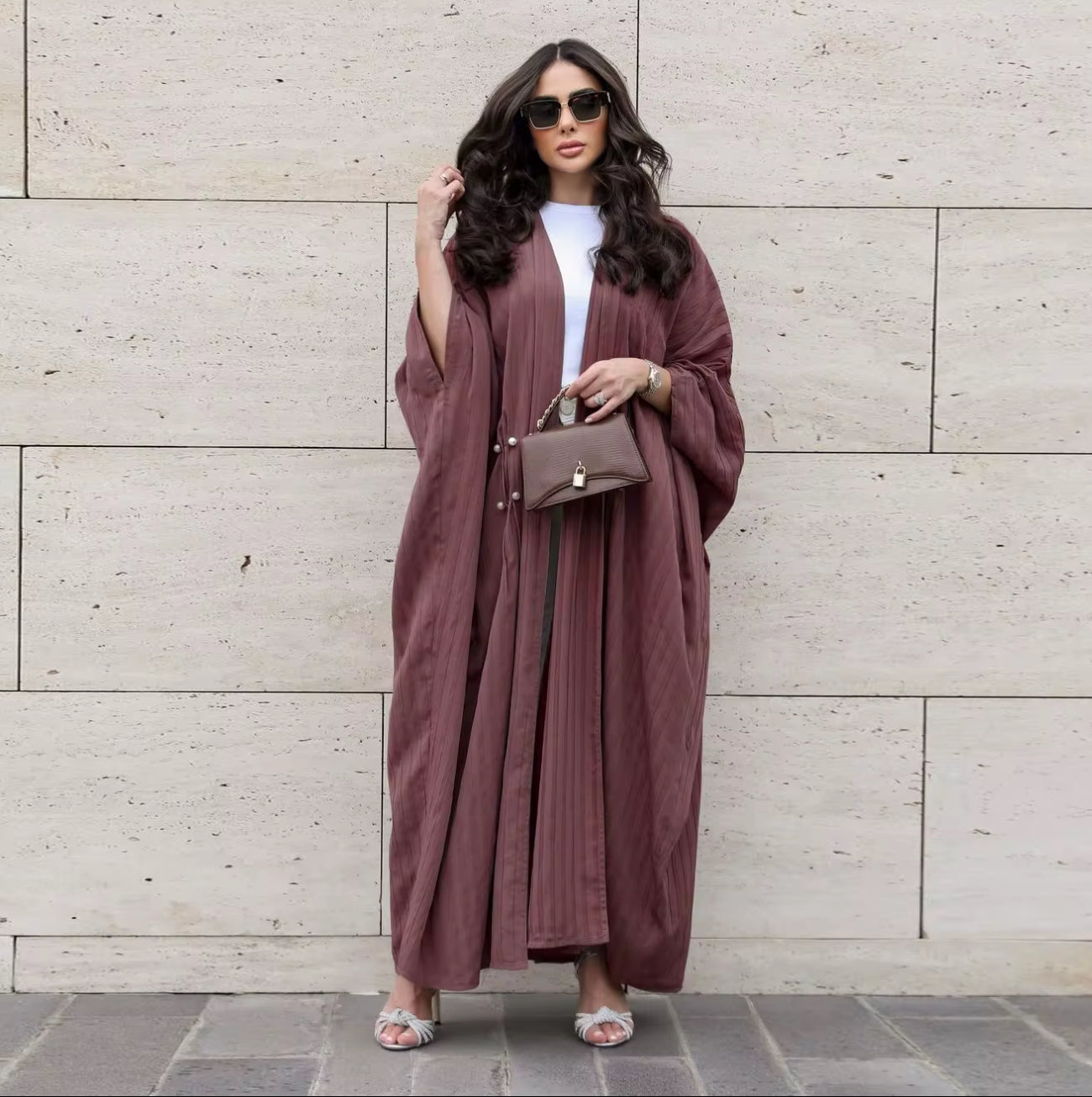 Oversized Open Summer Abaya
