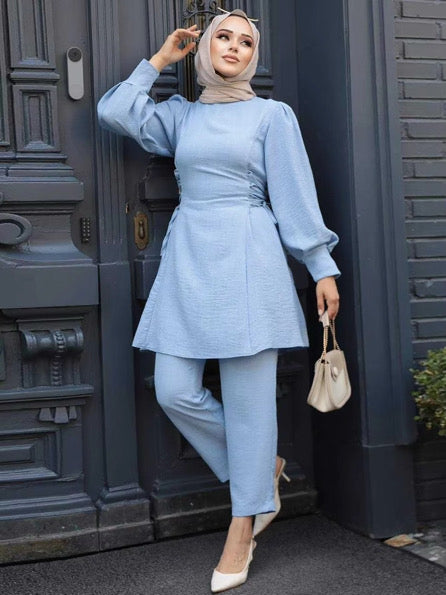 Co-ord Set with lace (2 pieces)